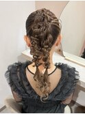 カチモリ☆ポニー編み下ろし☆個性派アレンジ!