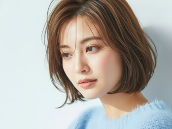 梅田ワンバイジエクト 白髪ぼかしハイライト ショート/脱白髪染め/ショートカット