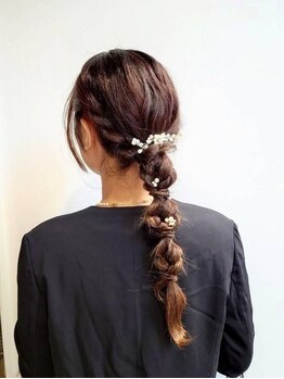 コークス 原宿 表参道(COKETH)の写真/駅近【原宿徒歩1分】結婚式のお呼ばれヘアやパーティアレンジ、コンサート等のイベントヘアにもオススメ♪