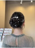 お花風まとめヘアアレンジ◎