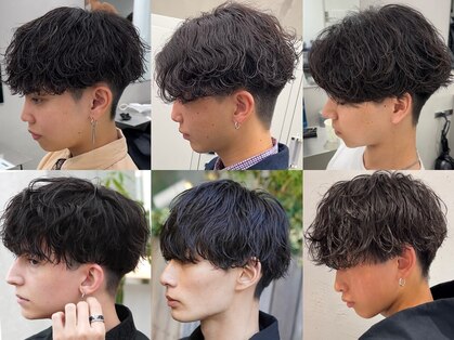 men’s salon NODE 栄メンズサロン/men'sパーマ/men'sカット/men'sショート/men's眉毛の写真