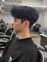 ニコ トウキョウ ロジック(nico TOKYO Logic)&nbsp;メンズセンターパートニュアンスパーマフェザーパーマ