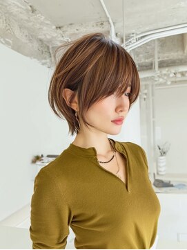 ハピネスフィール 宇治店(Happiness FEEL) 大人可愛い20代30代40代くびれレイヤーショート/顔周りカット/