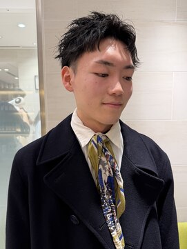 ピークアブー 銀座中央通り(PEEK-A-BOO) ラフ質感モードメンズショート