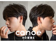 カノエ オム(canoe HOMME)の雰囲気（メンズカット/センターパート/スパイキーショート）