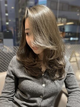 アクシス ナゴヤ(AXIS NAGOYA) 北野イメチェン/ピンクベージュ/アンブレラカラー/前髪/名古屋駅