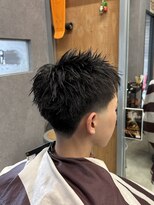 フジヤマバーバーショップ アジト(FUJIYAMA BARBER SHOP ajito)&nbsp;スパイキーショート