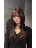 レオニード 表参道(LEONID)&nbsp;【馬場】ハッシュカット×ワインレッド
