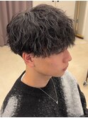 ラウンドマッシュ/ツイストスパイラル/池袋メンズカット