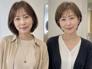 リーフ 菊川店(LeaF)の写真/【静岡/菊川】髪と頭皮を傷めにくい厳選オーガニックカラー使用◇炭酸泉使用のヘッドスパが大人気♪