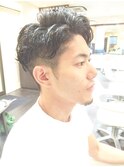 #90年代風#メンズパーマ#サイドパート・Hommehair2nd