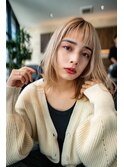 『AUSTIN門前仲町』大人かわいい前髪×イルミナカラーハイライト