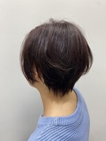 ユキオ オブ ヘアー(YUKIO of Hair)&nbsp;30代40代★大人かわいいマニッシュ丸みショートボブ