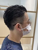 パティオン(PATIONN) 清潔感溢れるメンズ黒髪ツーブロックスタイル☆