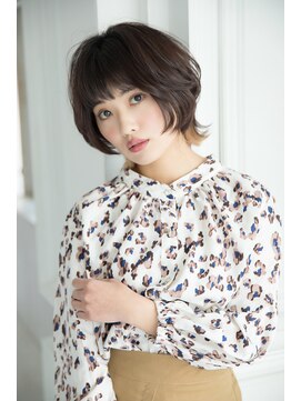 タヤ 自由が丘店(TAYA) 10代学割U24シースルーバングイヤリングカラー外ハネミディアム