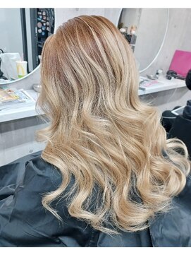 パープル(purple) グラデーションブロンド