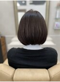 #オフィス大人美ボブ[水戸/髪質改善/ヘッドスパ]