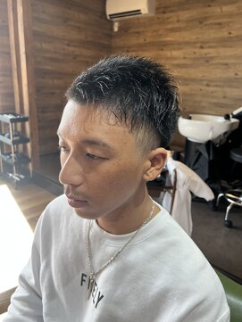 レック(REK) メンズ フェード アシメ