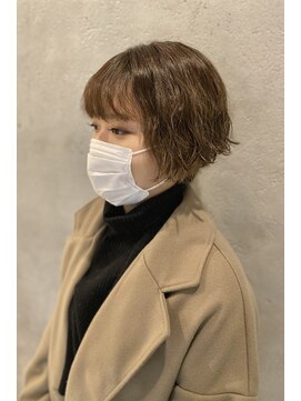 ザ ラボ アングゥ(The Labo ungu) ショートボブ/ウェーブパーマ/パーマ