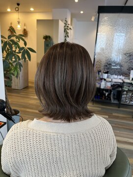 ヘアースパリゾート リアン 燕三条店(Lien) グレージュ/くびれヘア