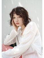 ワク(WAKU)&nbsp;YUJI style NO.55 セミディカールシアーカラー