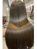 【髪にご褒美を】髪質改善ストレート＋美髪トリートメント ￥18,700澤指名不可