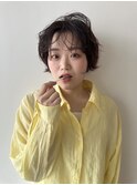 ブラウンベージュ/ショートカット