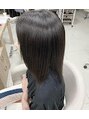 ルクールヘアアンドビューティー 燕三条店 透明感抜群のアッシュグレー。明るくできない方にもおすすめ◎