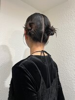 アル 心斎橋(alu) オリーブグレー/小顔に見せるヘア/ココアベージュ