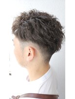 ミルク 希望ヶ丘(milk)&nbsp;ツイストスパイラルパーマ/ツーブロックメンズショート