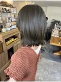 ＊オリーブグレージュ×くびれボブ＊