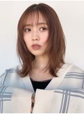 レイヤーカット/愛されベージュカラー/髪質改善