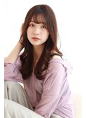 韓国風巻き/フェイスレイヤー/無造作セミロング