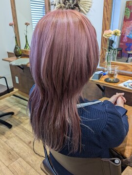 リンクプラス(LINK+) ハイトーンピンクベージュカラー◆