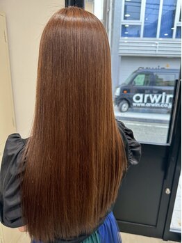 ヘアアンドアイラッシュ リンカ(HAIR&EYELASH LINKα)の写真/≪髪質改善≫大人気の髪質改善で憧れのサラ艶ストレートに！髪の気になるクセやうねりにオススメです♪