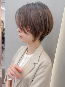 ロンド エスポワール 錦糸町(Lond espoir) ミニウルフレイヤーカット顔周りカット前髪カットショート錦糸町