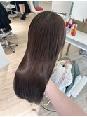 ブリーチなしダブルカラーでつくるオリーブショコラ