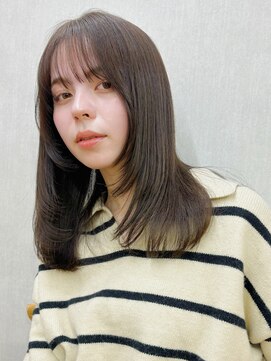 ガーデン 銀座(GARDEN) レイヤー 顔まわり顔まわりレイヤー 髪日改善 縮毛矯正 艶カラー