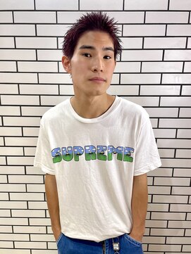 ラフ バイ マグ 南松本(R.A.F. by Mag) 松本波巻きスパイラルパーマシャドウパーマメンズセンターパート