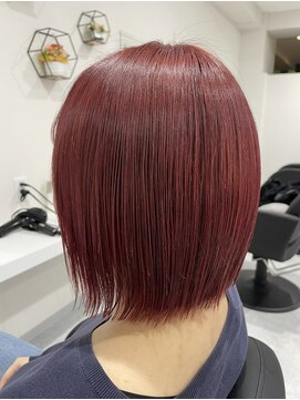アムール(Amour) あご下ボブ♪【インナーカラー/イヤリングカラー/八王子】