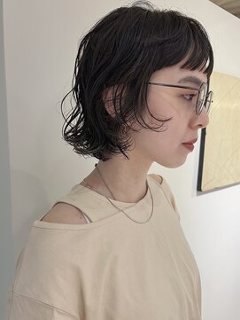 ユー セント(yew scent) ウルフボブ×ルーズパーマ