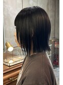 ストンとしたボブ