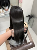 ハピネス 梅田茶屋町店(HAPPINESS)&nbsp;レイヤーカット/顔まわり/暗髪/透明感/グレージュ/髪質改善