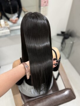 ハピネス 梅田茶屋町店(HAPPINESS) レイヤーカット/顔まわり/暗髪/透明感/グレージュ/髪質改善