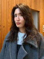 ブクレット(Bouclettes)&nbsp;心斎橋　透明感ブラウンアッシュ/レイヤーカット