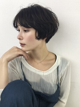 アンサ 小倉店(ANSA) 透け感マッシュショート