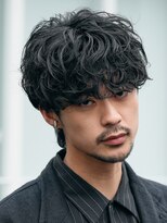 フィフス 大分(fifth)&nbsp;大分シャドウパーマメンズカットラウンドマッシュツーブロック