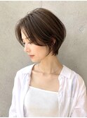 (ICY土屋)絶壁解消自然な丸みショートボブ