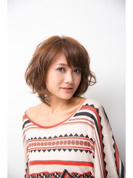 ハナワ エビス トウキョウ ヘアーサロン(HanaWa ebisu tokyo hair salon) ≪HanaWa恵比寿≫リラックスウェーブなスイートミディアムボブ