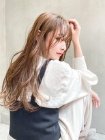 ケイト(kate) kate大宮　透け感濡れ髪ウェットヘア×艶カラーオリーブアッシュ